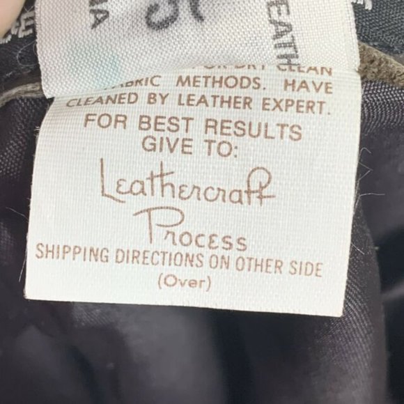 Leathercraft Process Skirts Vintage Leathercraft Process High Waist